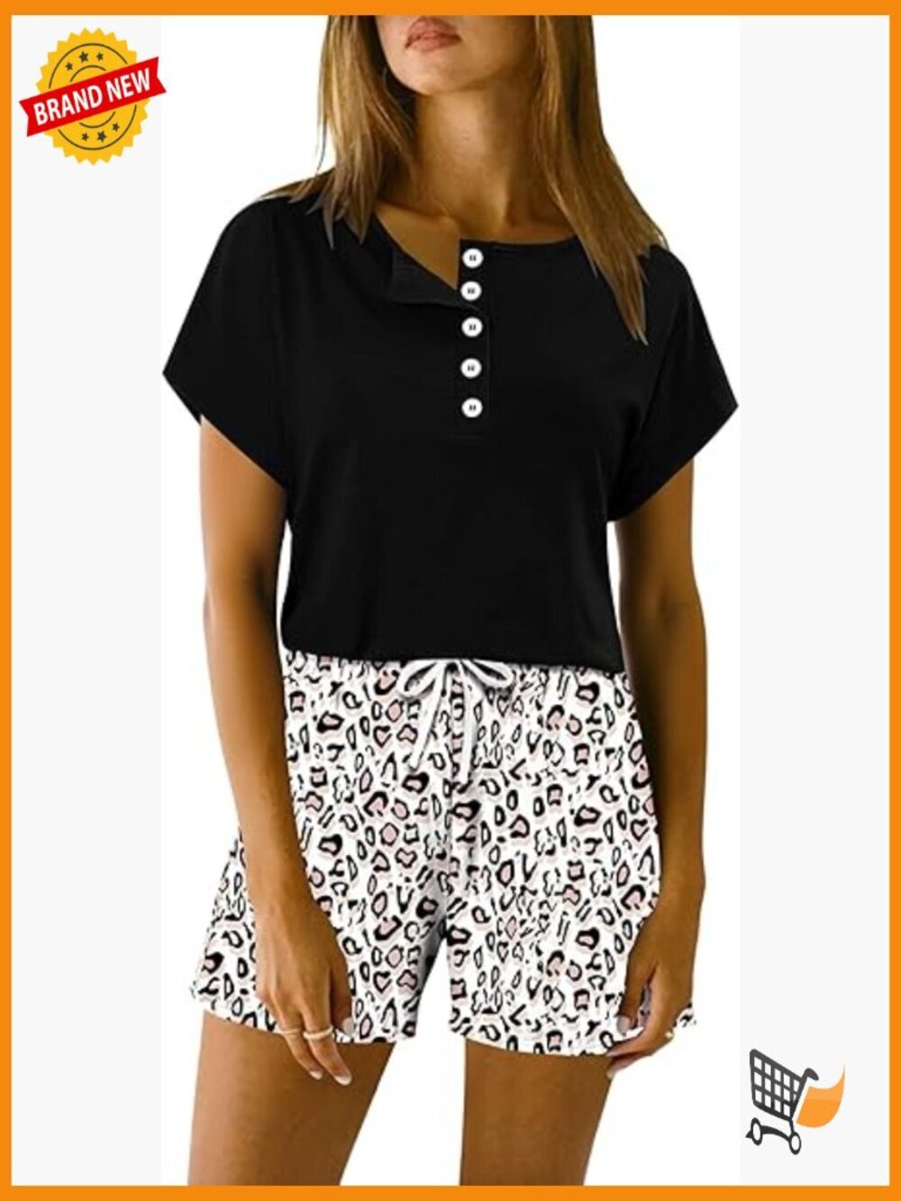 2 Piece Loungewear Set with Pockets Cap Sleeve Drawstring Waist Loose Fit